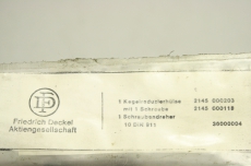 DECKEL Kegelreduzierhülse Teile für Deckel FP2 Schleifmaschine 2145 000118 OVP