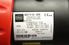STAHL 8571/12-506 PTB 04 ATEX 1060 32A-6h 3P Stecker  SolConex 4046827019869 OVP