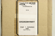CEAG EATON EX29  GHG2922001R4017  Control Switch Steuerschalter OVP