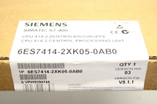 SIEMENS  SIMATIC S7-400 CPU 414-2 6ES7414-2XK05-0AB0 CPU 6ES74142XK050AB0 OVP