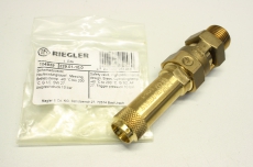 RIEGLER 229.01-10.0 G1/2 10bar sicherheitsventil Messing 4047322051460 OVP
