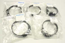 5x FESTO 175099 SMBR-8-50 Rundzylinder T-NUT Befestigung J313 OVP