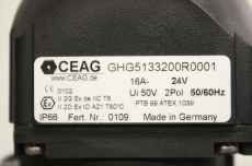 CEAG GHG5133200R0001 16A 24V Ui50V 2pol EX Stecker GHG 513 3200 R0001 OVP