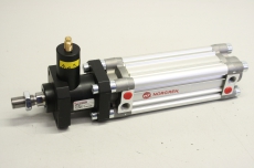 NORGREN PRA/802050/L4/100 & QA/8050/59 Zylinder Cylinder & Feststelleinheit 