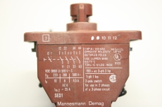 MANNESMAN DEMAG 87420944 SED1D & SED1 Kran Doppel Schaltelement contact Block 