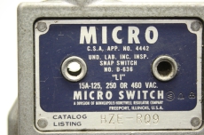 MICRO  BZE-RQ9 Positionsschalter Endschalter Rollenschalter BZERQ9