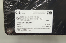ROSE 06121209 EX ATEX 120x122x91mm Box Gehäuse  06121209 OVP