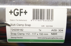 GEORG FISCHER  724208182 112-117x150mm +GF+ Rohrschelle  Multi Clamp Snap 