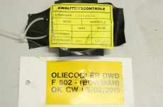 BOWMAN  14273 1427 3 DWD F502 Ölkühler Oil Cooler hydraulic  F0I20