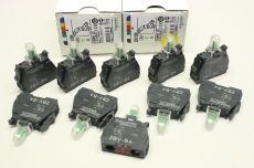 10x SCHNEIDER ZBVB4 rot 22mm 24V LED Modul  008963 OVP