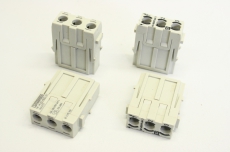 2x PHOENIX CONTACT HC-S-03-MOD-ST  Stecker Kontakteinsatzmodul HCS03MODST