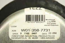 FIRESTONE W01-358-7731 Ø165mm Balgzylinder Cylinder Bellows Actuator 