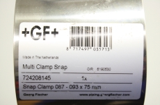 GEORG FISCHER 724208145 87x93x75mm +GF+ Rohrschelle  Multi Clamp Snap 
