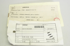 HANSON tyco X00341 SPE/4500077873(8) Control Valve Spring Feder 0375159-008