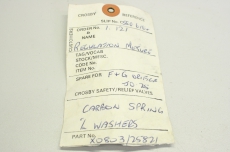 CROSBY SPARES X0803/25821 Control Valve Spring Feder X0803/25821