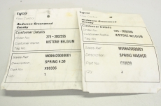 TYCO 376-3002595 X00336 038039 Control Valve Spring Feder M096420000001