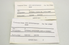 HANSON 0304637-091 4,5x1,898 Control Valve Spring Feder HX00434