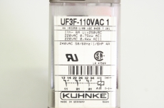 KUHNKE UF3F-110VAC 1 UF3F-110VAC1 Relais UF3F110VAC1