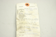 CROSBY SPARES X1205/38039 Control Valve Spring Feder 10-794 10794.9565.3/6-005900