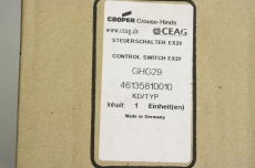 CEAG GHG29 EX29 EX Schalter Steuerschalter 46135810010 OVP