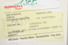 FLOWSERVE M3D002-305 00568242GU  Dichtung Seal Gasket OVP