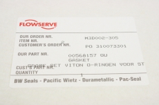 FLOWSERVE 568157 GU-MVVR4500333 Dichtung Seal Gasket  OVP
