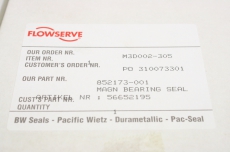 FLOWSERVE JQ3SA435031 JR9R3937NB3 Bearing Seal Gasket 871805 M3D002-305