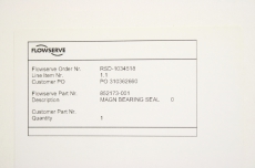 FLOWSERVE 852173-001 RSD-1034518 Magn Bearing Seal Gasket  OVP