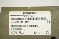 SIEMENS SIMATIC S5 CPU 103  6ES5 103-8MA03 E:9 Zentralbaugruppe 6ES5103-8MA03