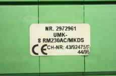 PHOENIX CONTACT UMK-8 RM230AC/MKDS Multiple relay module 2972961
