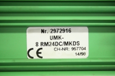 PHOENIX CONTACT 2972916 RP310024 24V  RM24DC/MKDS Mehrfachrelaisbaustein UMK-8