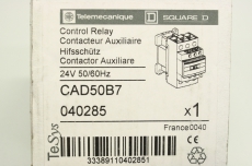 TELEMECANIQUE CAD50B7 24V  Hilfsschütz Control Relay 040285 OVP