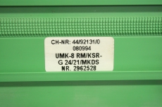 PHOENIX CONTACT 080994 UMK-8 & 8x RP310024 24V Mehrfachrelaisbaustein 