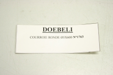 2x  1763 5x600mm für DOEBELI  Band gummiriemen Riemen 1763