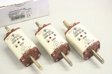 3x JEAN MÜLLER N1015207 200A NH1 500V NH Sicherungseinsatz 4029155180999 OVP