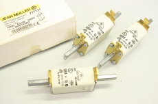 3x JEAN MüLLER N0014300 100A Gr. 00 500V  NH Sicherungseinsatz OVP