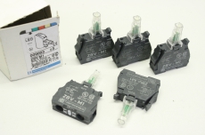 5x TELEMECANIQUE ZBVM1 Ø22mm weiß 230-240V LED Modul  3389110090031 OVP