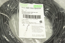 2x MURR ELEKTRONIK M12 20m 7000-12221-624200 Sensor Kabel OVP