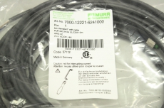 3x MURR ELEKTRONIK M12 10m 7000-12221-6241000 Sensor Kabel OVP