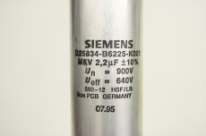 SIEMENS B25834-B6225-K001 MKV  2,2µF Kondensator B25834B6225K001