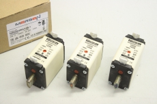 3x MERSEN NH00GG50V125-1 125A 500V NH00 NH Sicherungseinsatz 8430399001319 OVP