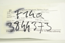 DICKOW 32.1560/A4+6 1.4462/SIC  1.4462 Pumpe Pump Start-up Ring Anlaufring 