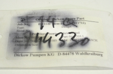 DICKOW 00369108 310.1  1.4462 27.1085 1.4462/SIC Pumpe Pump Sleeve Bearing 