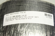 50x  Novaphit 4503742066 175x114x2 4 150 B16.21 1.4571  Dichtung Gasket OVP