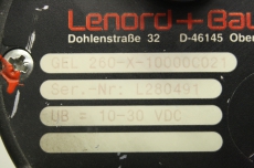 LENORD+BAUER GEL 260-X-10000C021 Drehgeber Encoder InKremental GEL260 