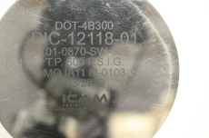 ICAM PIC-12118-01 DOT-4B300 Canister Cylinder Stainless Steel Ersatzteil 