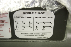 BALDOR  VL3515-50 35E22Y963 110V 220V 2850rpm  Motor OVP