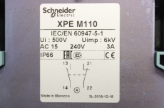 SCHNEIDER ELECTRIC XPEM110 1Ö+1S 065010 Schalter Fußschalter OVP