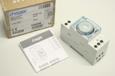 HAGER  228209 EH209 Schaltuhr 228209 Timer Tagesuhr Tagesschaltuhr 3250612282098