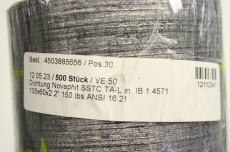 50x Novaphit SSTC TA-L 4503885656 2 150lbs 1.4571 105x60x2 2 Zoll Seal  OVP